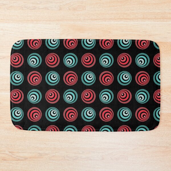 Item preview, Funky Blue and Red Circles Pattern designed and sold by Creations-By-Em.