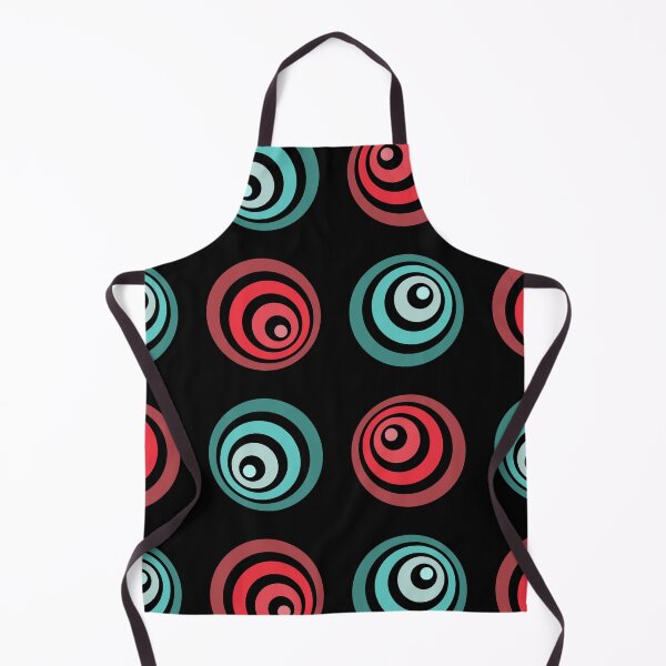 Item preview, Funky Blue and Red Circles Pattern designed and sold by Creations-By-Em.