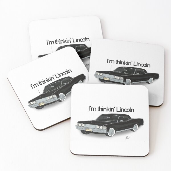 Item preview, Lincoln car art designed and sold by ASWInkArt.