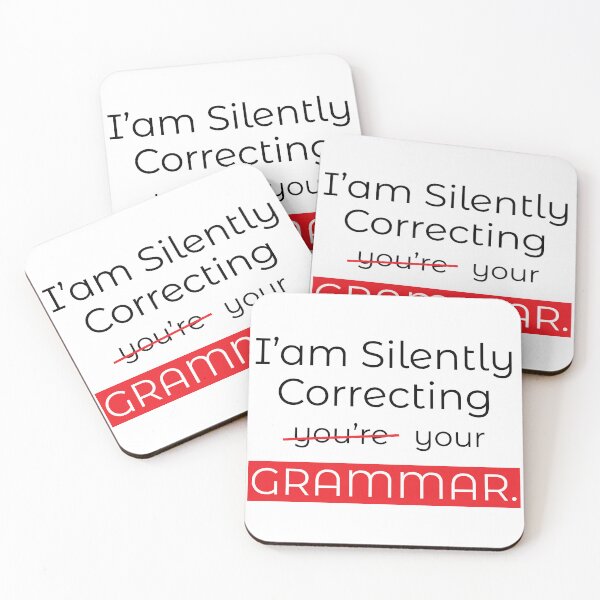 Item preview, Funny I'm silently correcting your grammar Essential School Teacher Student designed and sold by Yakuzads.