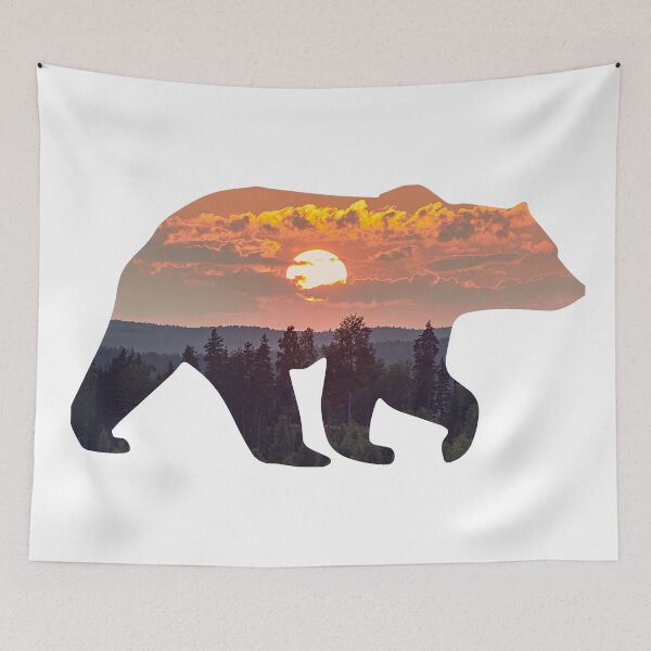 Item preview, Bear - Sunset - #43 designed and sold by WildBerryMount.