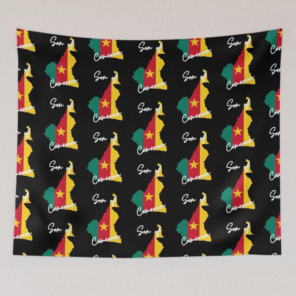 Item preview, Son of Cameroon Map Flag designed and sold by NovawayDirect.