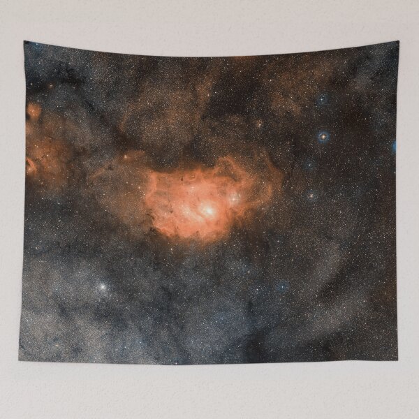 Item preview, Lagoon Nebula (M8, NGC 6523) - Wide-field view (constellation of Sagittarius) designed and sold by Raureif.