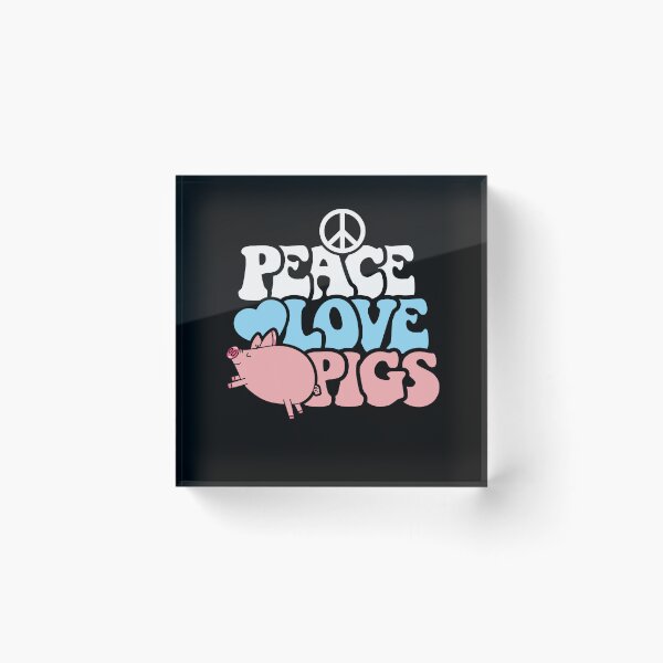 Item preview, Peace love pigs designed and sold by JamesGillitzer.