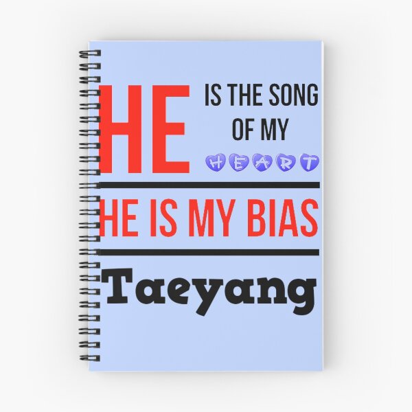 Item preview, HE IS MY BIAS LIGHT BLUE - TAEYANG designed and sold by Kpop Seoul Shop.