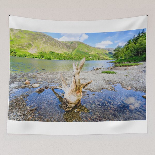 Item preview, Buttermere Panorama With Driftwood designed and sold by Graham Prentice.
