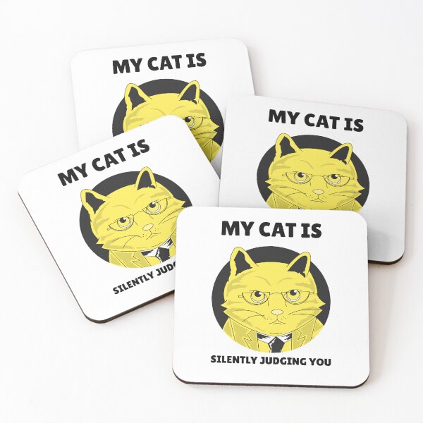 Item preview, My cat is silently judging you, Funny cat quote designed and sold by avit1.
