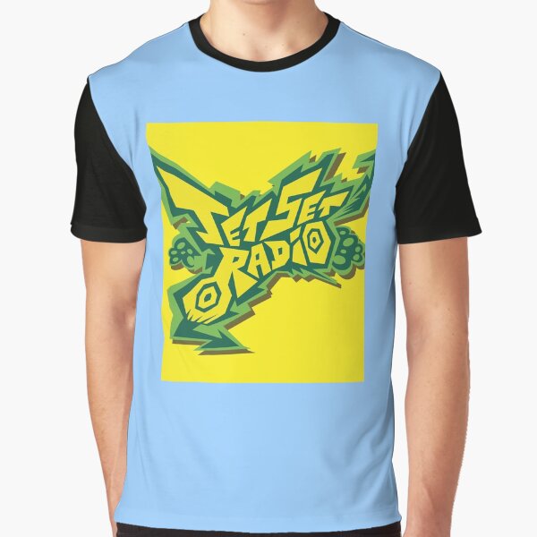 Vista previa del artículo con la obra «JET SET RADIOOOOOOOOO! Camiseta gráfica», diseñado y vendido por HeleMan.