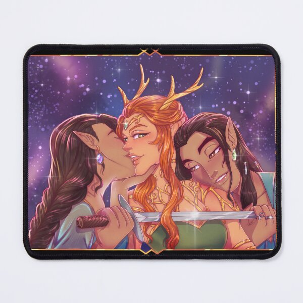 Item preview, Ranger, Druid and rogue on black designed and sold by Itsacuteart.