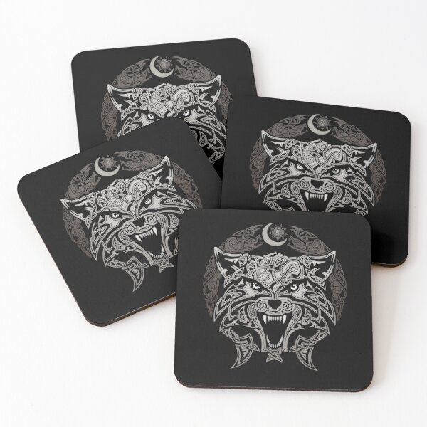 Item preview, Loup viking, art viking designed and sold by Scatch Spot.