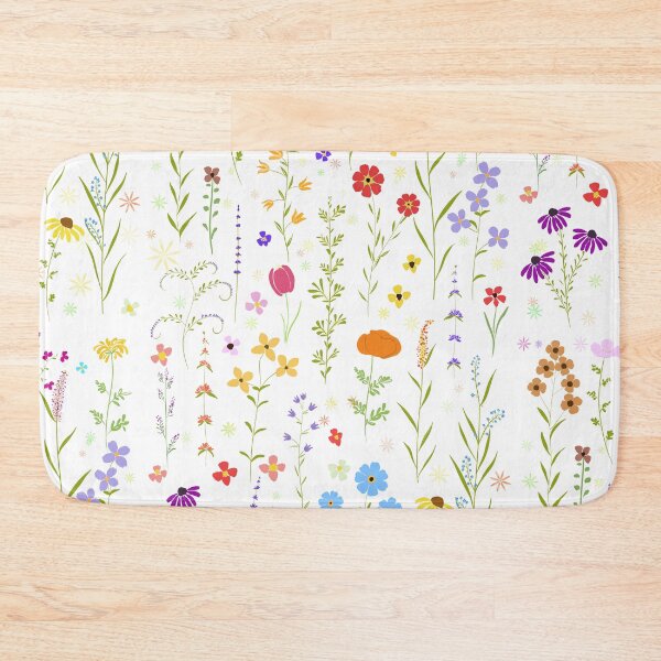 Item preview, colorful spring  wildflower pattern 2022 designed and sold by SelenePaintings .