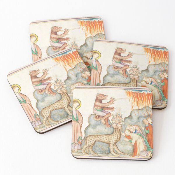 Item preview, Medieval monsters and demons artwork designed and sold by Vintage Designs +.