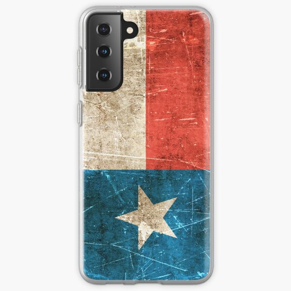 Aperçu de l'œuvre Drapeau du Texas vintage vieilli et rayé créée et vendue par JeffBartels.