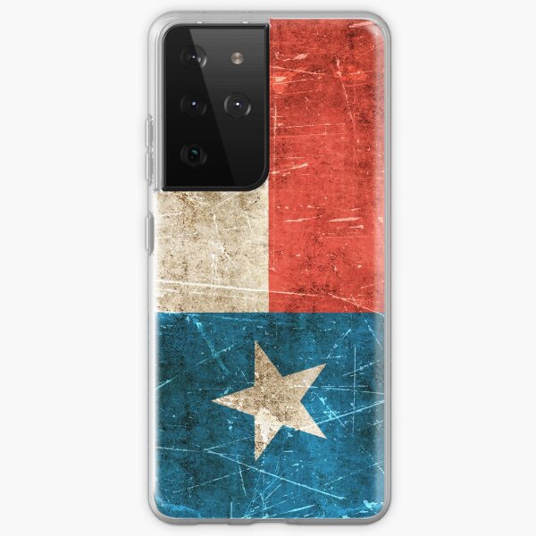 Aperçu de l'œuvre Drapeau du Texas vintage vieilli et rayé créée et vendue par JeffBartels.
