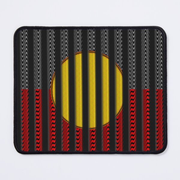Item preview, AMAZING AUSTRALIAN ABORIGINAL FLAG ART EXPRESSION WITH DOTS AND WAVES-13. designed and sold by Ralek.