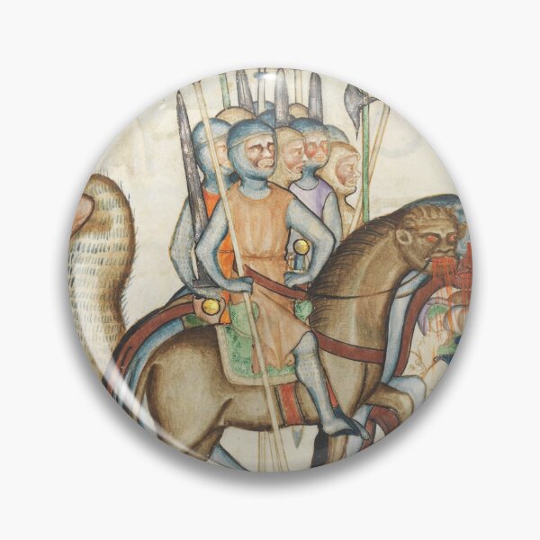 Item preview, Knights upon devillish horses vintage medieval art designed and sold by Vintage Designs +.