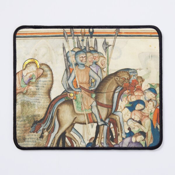 Item preview, Knights upon devillish horses vintage medieval art designed and sold by Vintage Designs +.