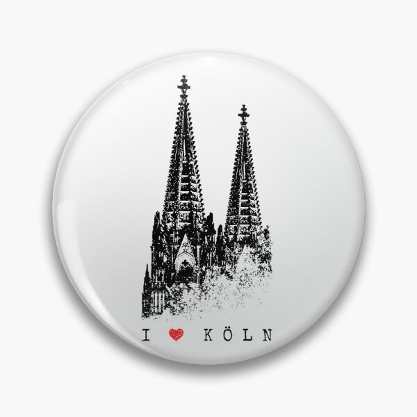 Item preview, I Love Cologne Cathedral Vintage Silhouette Köln German Skyline designed and sold by EDcreations.