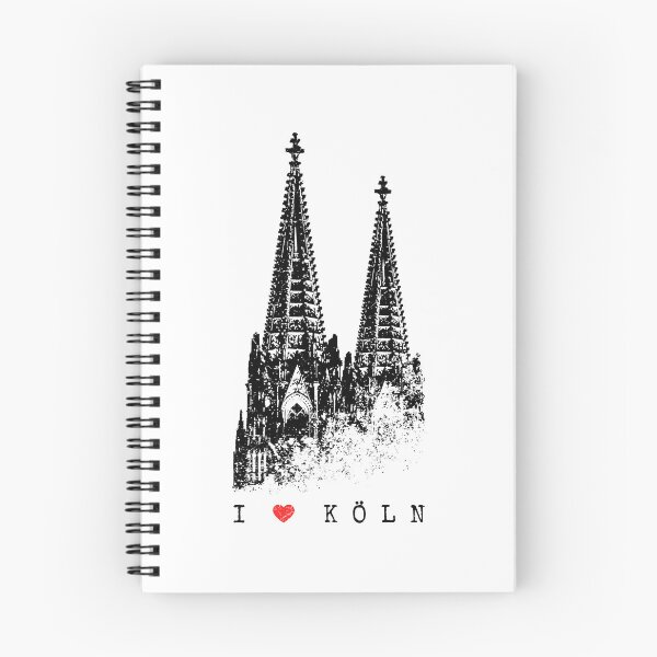 Item preview, I Love Cologne Cathedral Vintage Silhouette Köln German Skyline designed and sold by EDcreations.