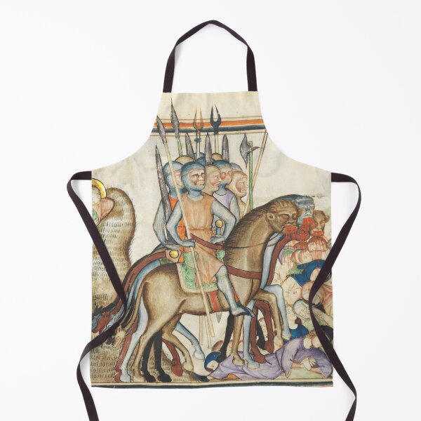 Item preview, Knights upon devillish horses vintage medieval art designed and sold by Vintage Designs +.