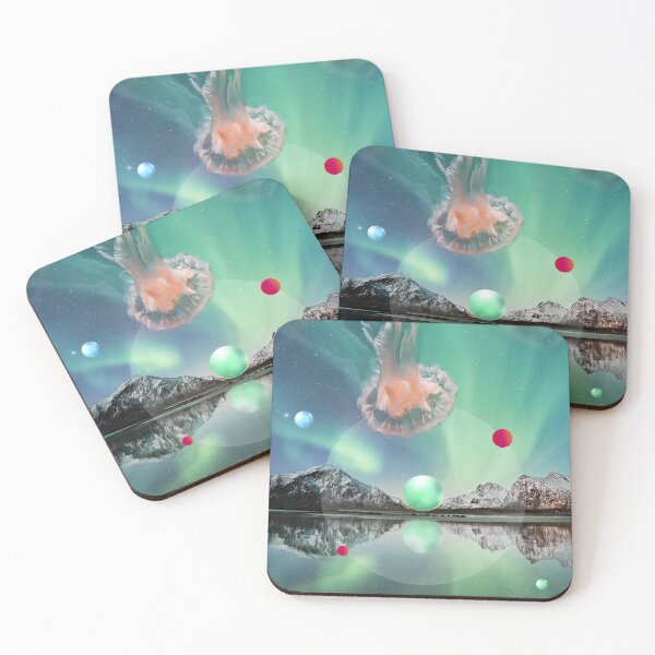 Item preview, Fantasy sea and nature with jellyfish. designed and sold by KarolinaKarotka.