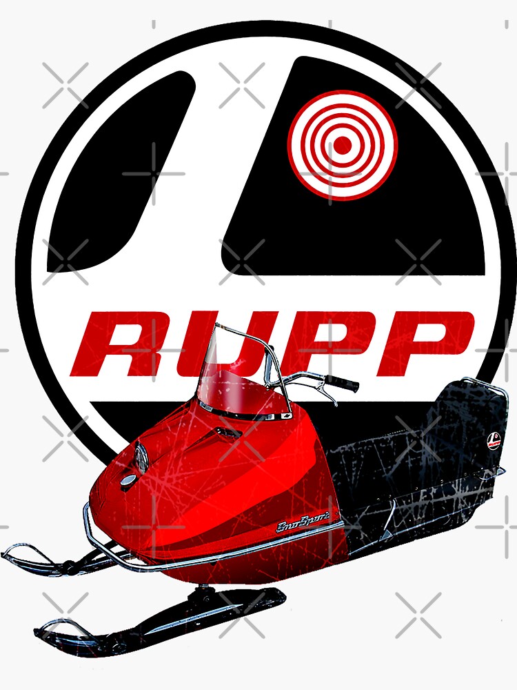 "Rupp Snowmobiles" Sticker by Centuryvault Redbubble