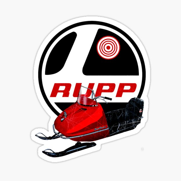 "Rupp Snowmobiles" Sticker by Centuryvault Redbubble