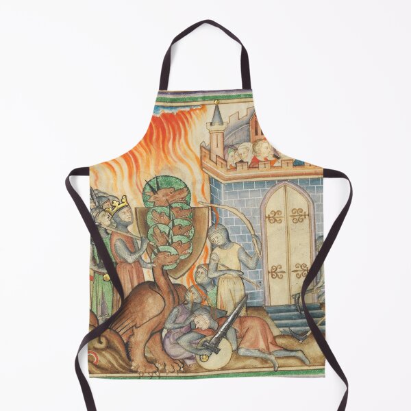 Item preview, Demons and Knights vintage Medieval art designed and sold by Vintage Designs +.