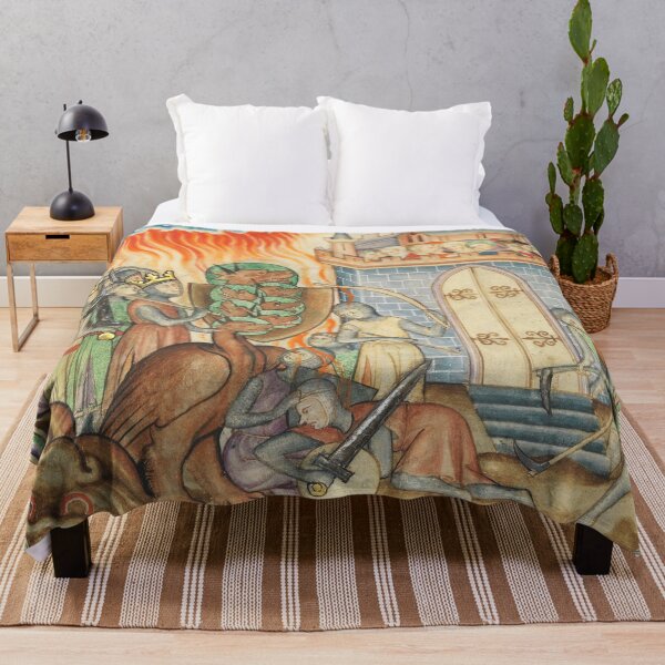 Item preview, Demons and Knights vintage Medieval art designed and sold by Vintage Designs +.