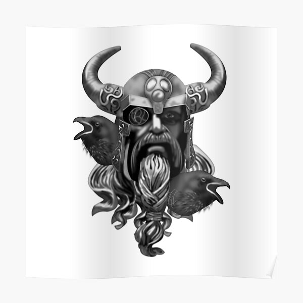 "God viking, art viking" Poster for Sale by Nelson08 Redbubble