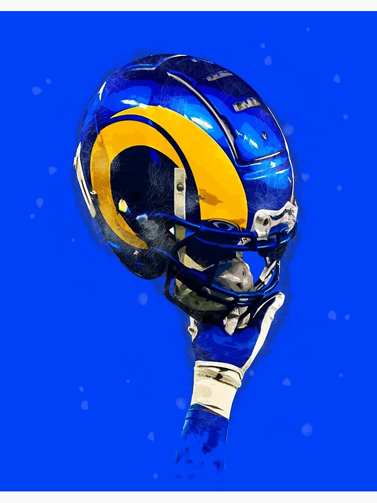 RAMS HELMET WORDMARK MAGNET