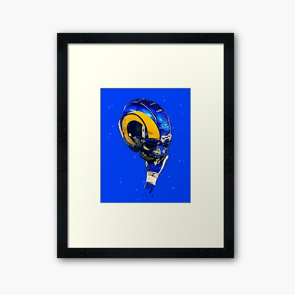 LA Rams Helmet Canvas Print / Canvas Art by Frozen in Time Fine