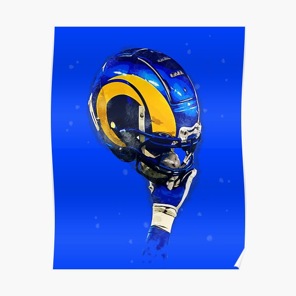 Los Angeles Rams LED Wall Helmet