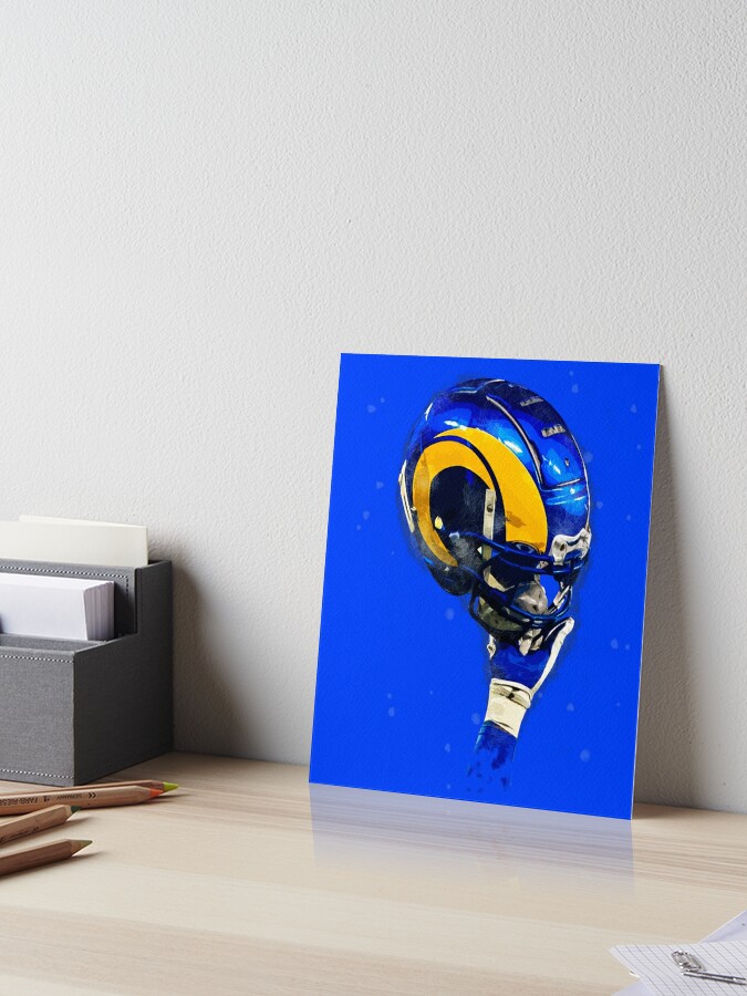 RAMS HELMET WORDMARK MAGNET