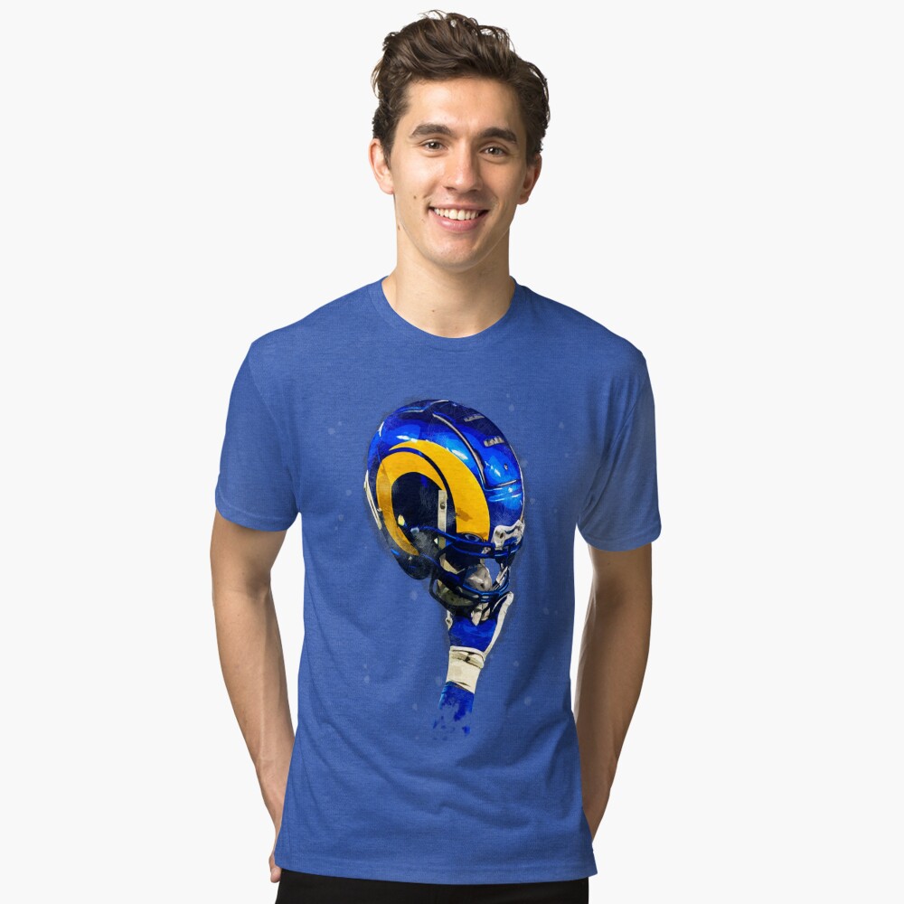 Rams helmet on high Art Board Print by elcarnero