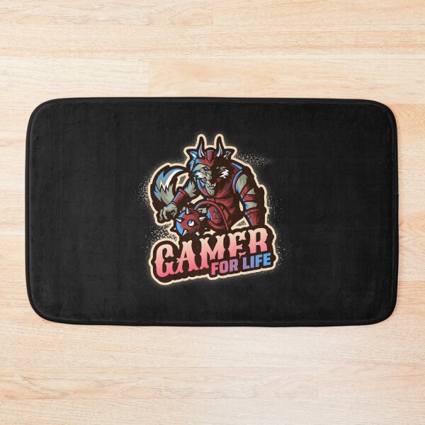 Item preview, Gamer for Life with Lethal Anthropomorphized Wolf  designed and sold by PRIVARSHU.