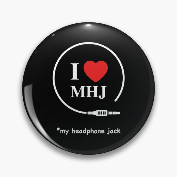 Item preview, I LOVE my Headphone Jack Tri-blend  designed and sold by microBacts.