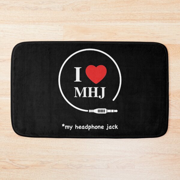 Item preview, I LOVE my Headphone Jack Tri-blend  designed and sold by microBacts.