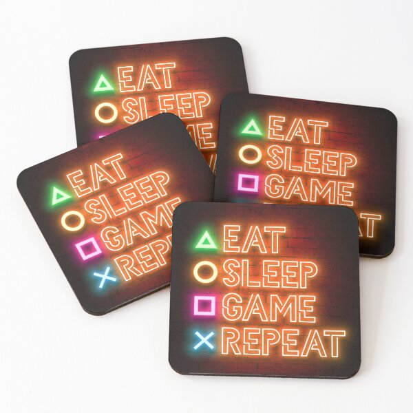 Item preview, Eat Sleep Game Repeat designed and sold by MoodExtra.