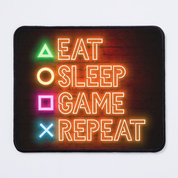 Item preview, Eat Sleep Game Repeat designed and sold by MoodExtra.