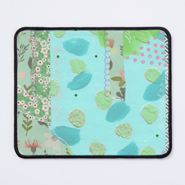 Item preview, blue and flowers designed and sold by artelierceline.