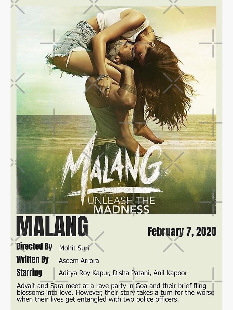 Malang Movie Disha Patani Aditya Roy Kapur Anil Kapoor Photographic Print