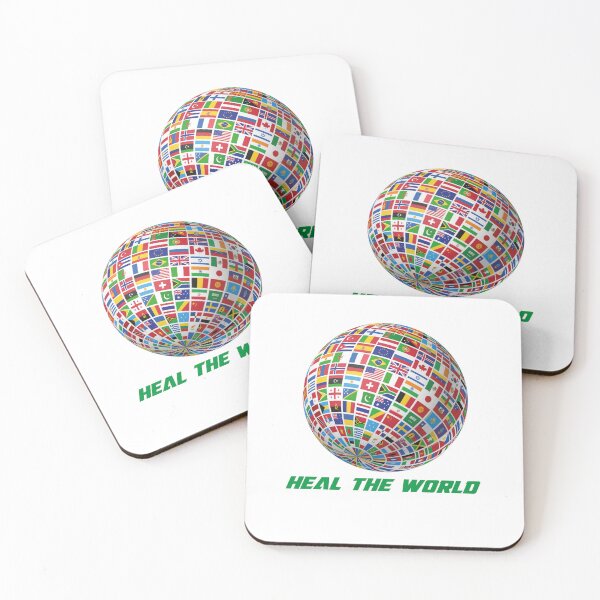 Item preview, Global Flags - Heal the World designed and sold by NiceShirtY.