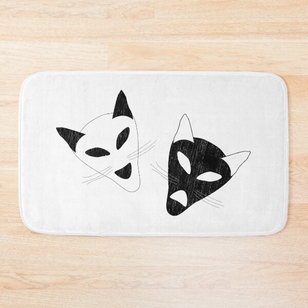 Item preview, Drama Cat Masks - white design - for Theater designed and sold by Mindful-Designs.