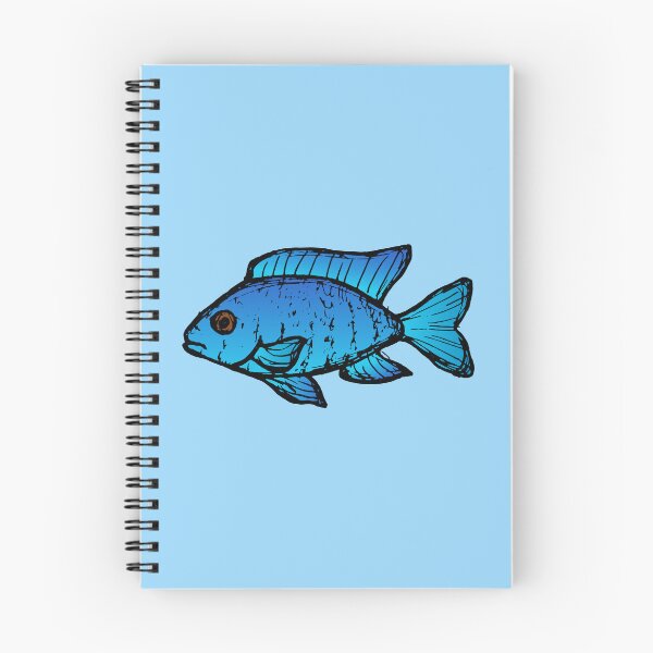 Item preview, Blue peacock cichlid - freshwater aquarium fish designed and sold by DigitalShards.