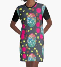 Dragon eggs pop art Graphic T-Shirt Dress
