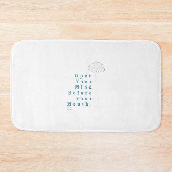 Item preview, Open your mind before your mouth.Cloud designed and sold by AlA2 3MER.