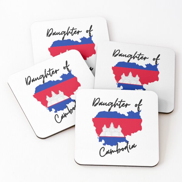 Item preview, Daughter of Cambodia Map Flag designed and sold by NovawayDirect.