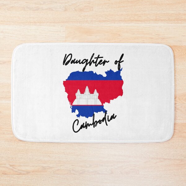Item preview, Daughter of Cambodia Map Flag designed and sold by NovawayDirect.