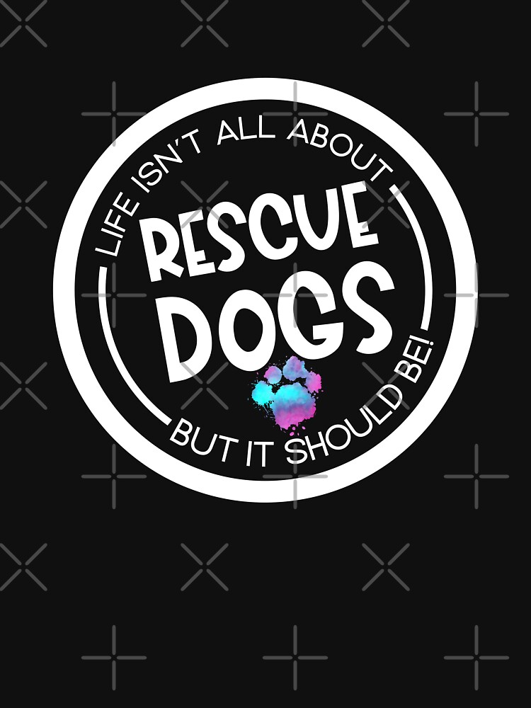 Disover Rescue Dog Search Dog Service Dog Paw Classic T-Shirt
